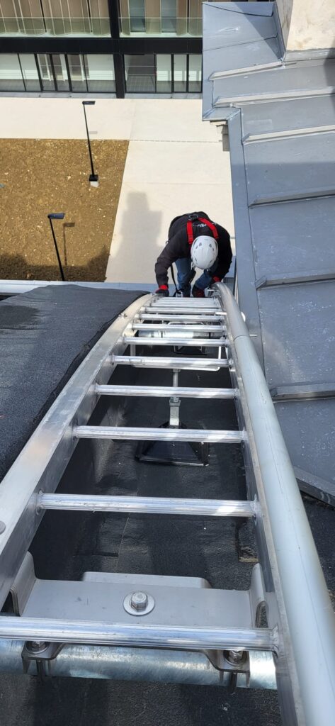Fall Arrest Ladder on Listed Building